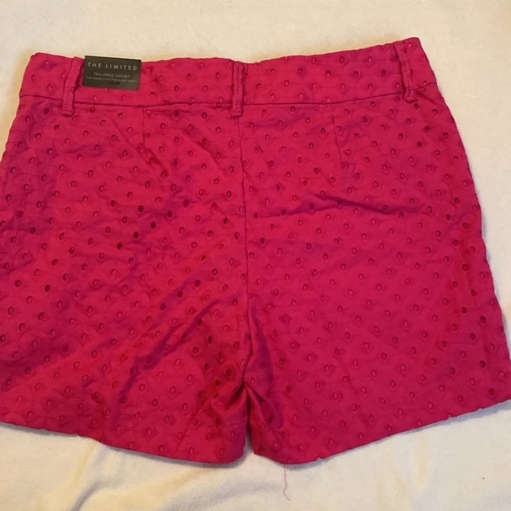 The Limited Hot Pink‎ Eyelet Shorts